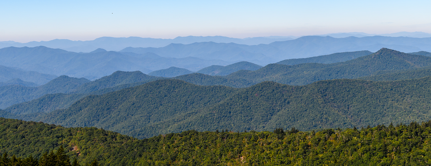 blue ridge mountains landscape photo